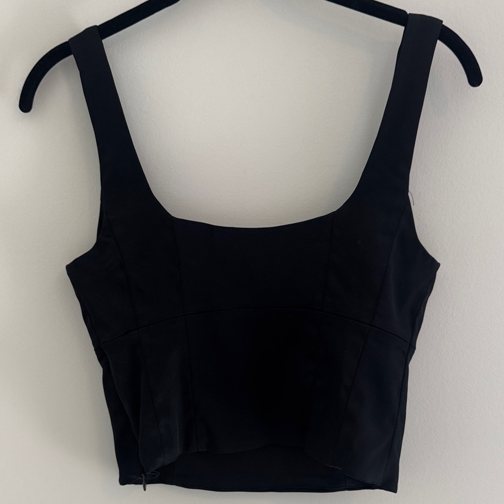 Wilfred Shine Bustier crop Tank Top - Picture 4 of 6
